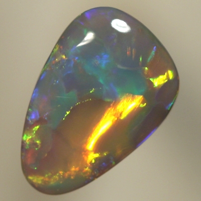 SOLID SEMI BLACK OPAL Colourful show, neon rolling flash